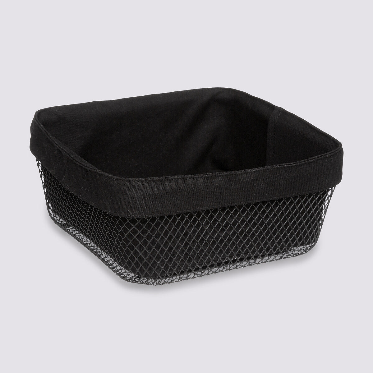 Cestino per il pane in metallo "Mayaj" 24,5 cm nero