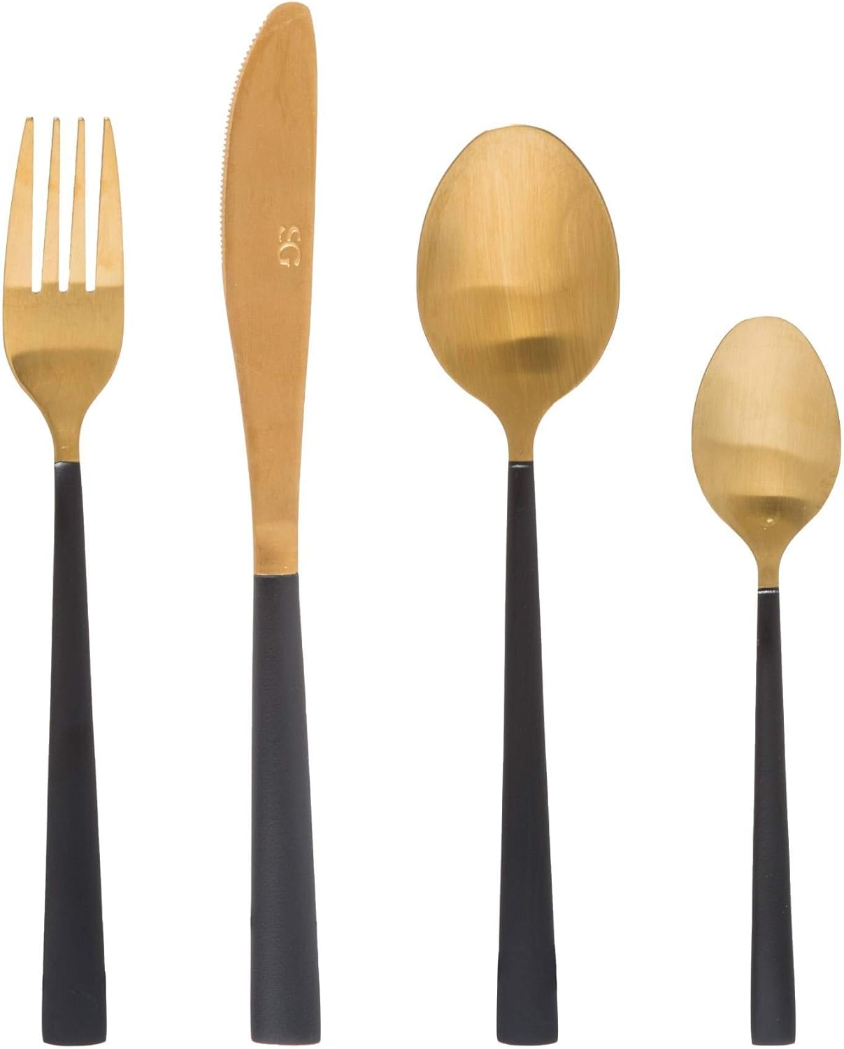 Set di posate Jungle E in acciaio inossidabile da 16 pezzi