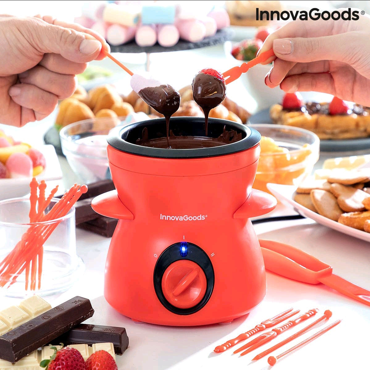 FONDUTA DI CIOCCOLATO CON ACCESSORI