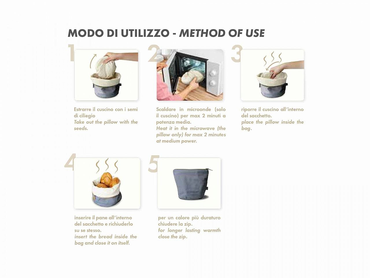 WD CESTINO PANE RISCALDABILE CREMA