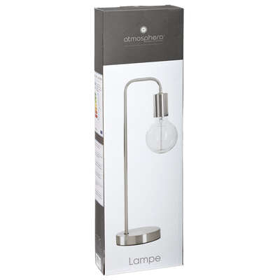 LAMPADA ACCIAIO SILVER H45