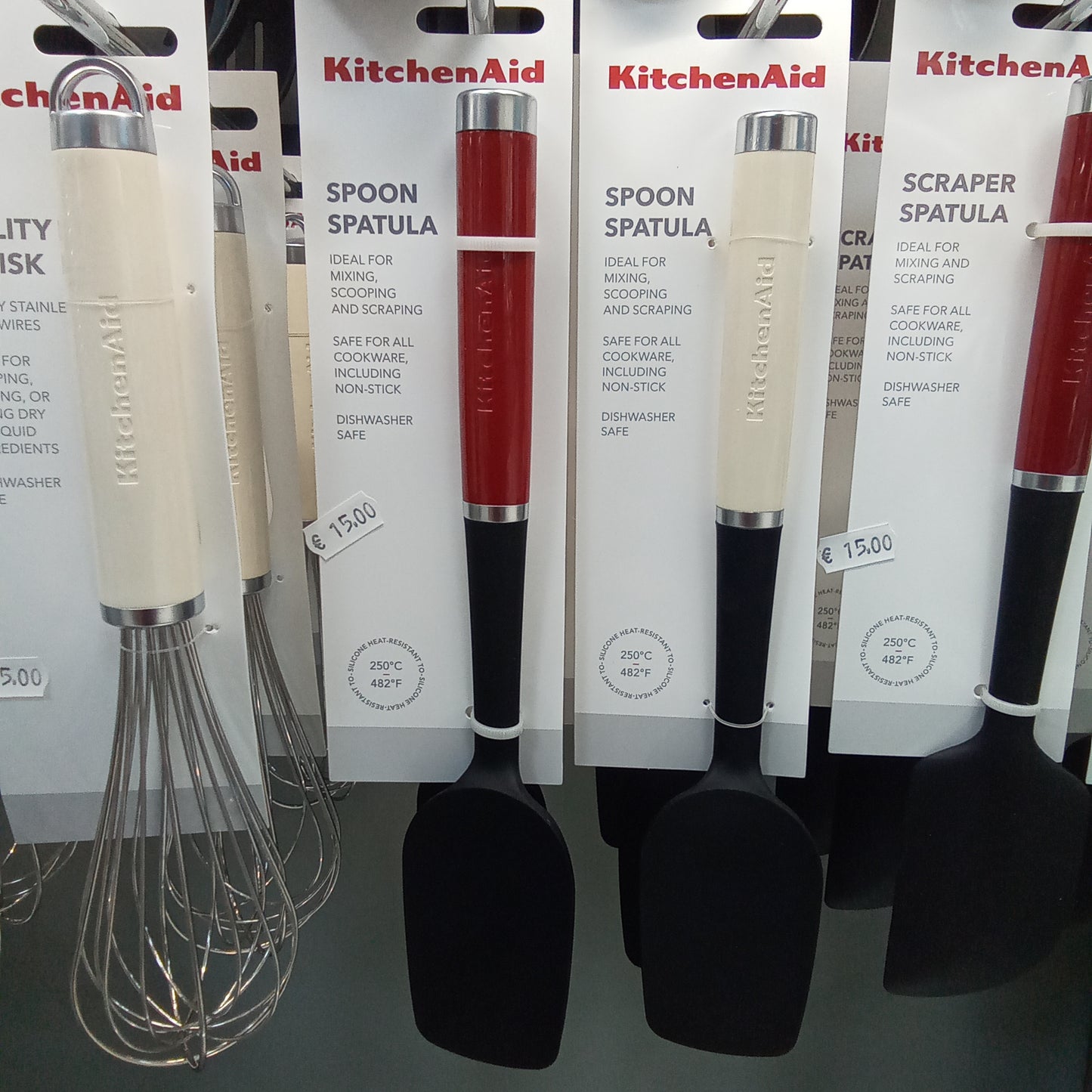 Kitchenaid spatola cucchiaio silicone rosso