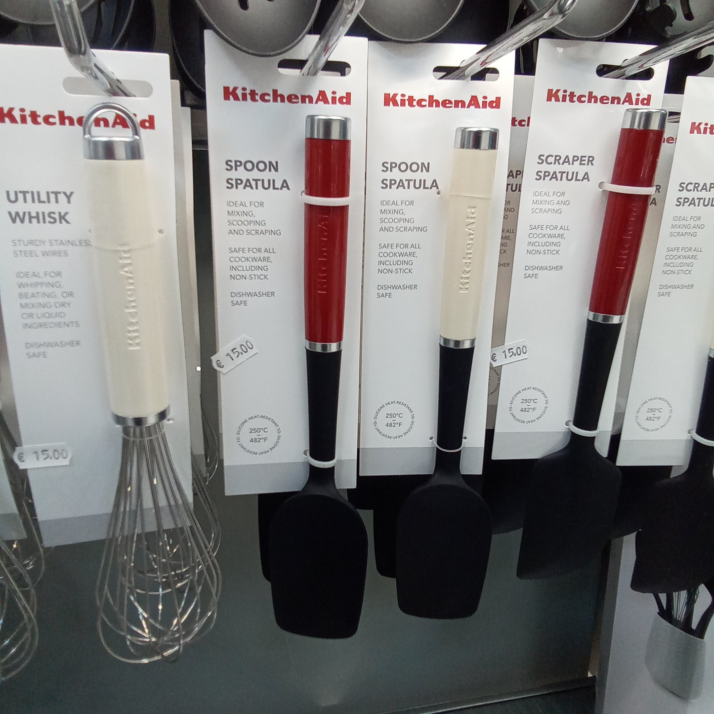 Kitchenaid spatola silicone rosso