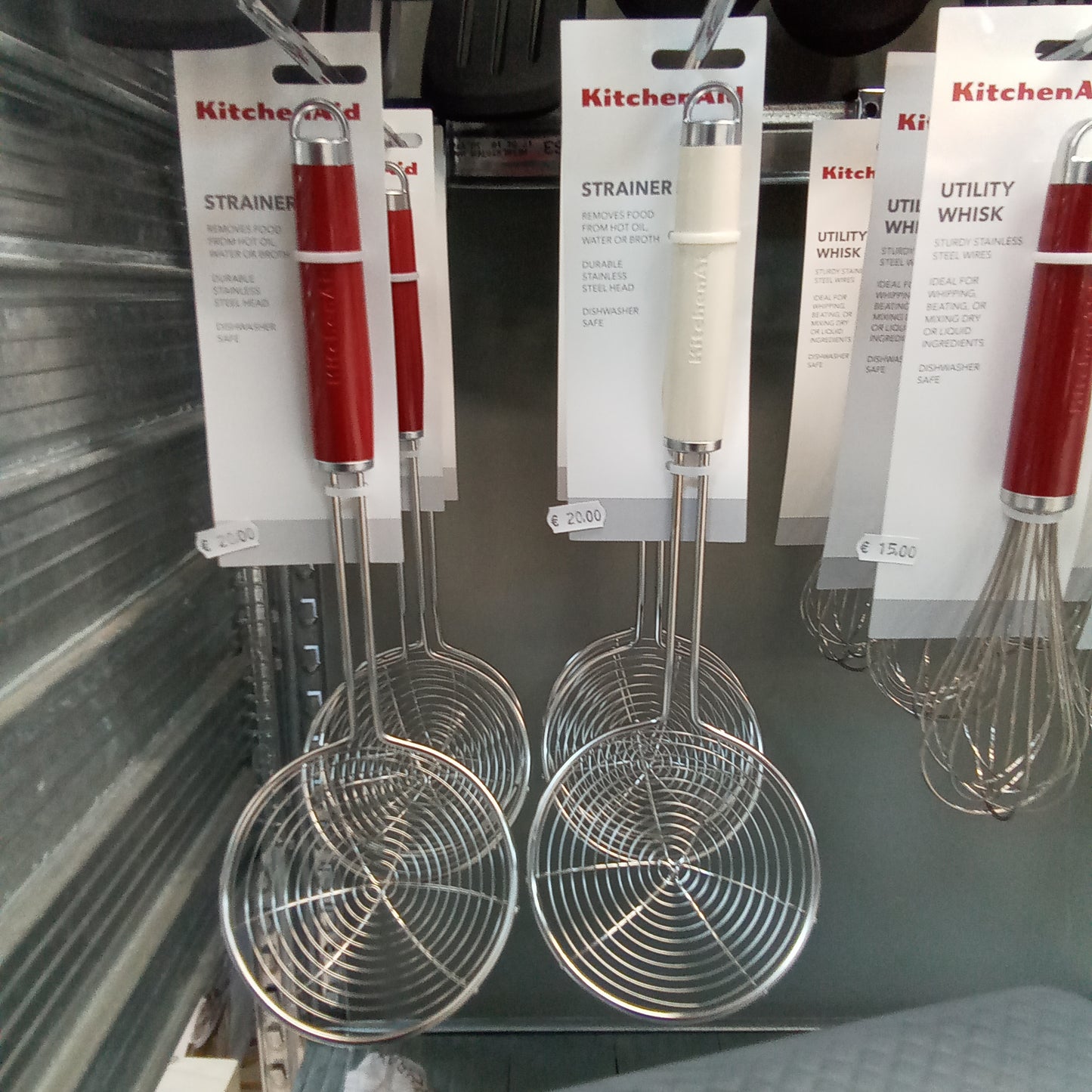 Kitchenaid schiumarola inox crema