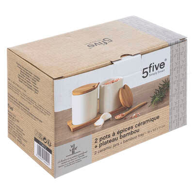 Ceramica Spice Pot x 2