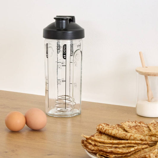 Shaker per pastella crpes altezza 23 cm vetro